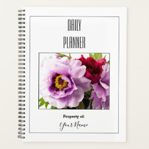 Daily Planner - Flowers - HAMbWG
