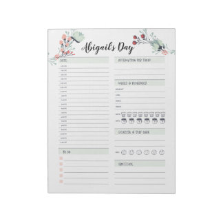 Daily Planner for Time Blocking from 6 am to 12am Notepad