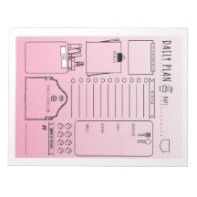 Daily planner note pad