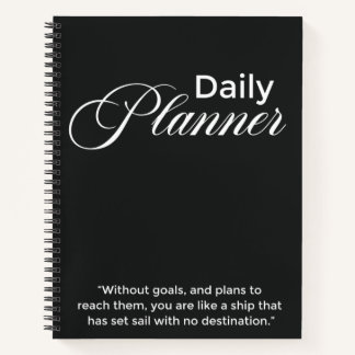 Daily Planner Notebook