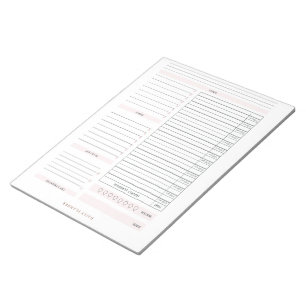 Daily Planner Notepad