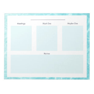 Daily Planner Notepad - Summer-Themed