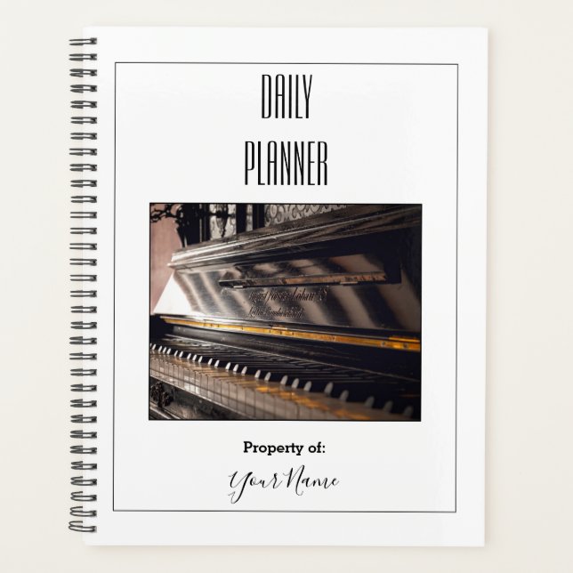 Daily Planner - Piano - HAMbWG (Front)