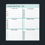 Daily Planner Simple Modern Professional   Notepad<br><div class="desc">This appears to be a simple daily planner but it is much more powerful. It is concise enough to be able to complete the night before or first thing in the morning. And it will help you focus on what is really important to accomplish that day starting with identifying your...</div>