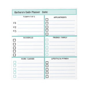 Daily Planner Simple Modern Professional   Notepad