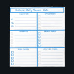 Daily Planner Simple Modern Professional  Notepad<br><div class="desc">This appears to be a simple daily planner but it is much more powerful. It is concise enough to be able to complete the night before or first thing in the morning. And it will help you focus on what is really important to accomplish that day starting with identifying your...</div>
