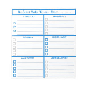 Daily Planner Simple Modern Professional  Notepad