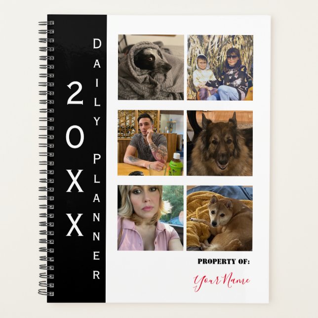 Daily Planner with 18 Photo Capability - HAMbWG (Front)