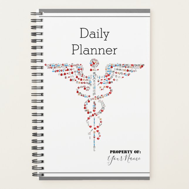 Daily Planner with a Art Theme - HAMbWG (Front)