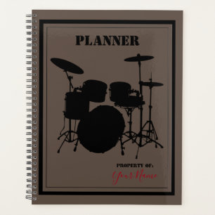 Daily Planner with a Drummer Theme - HAMbWG