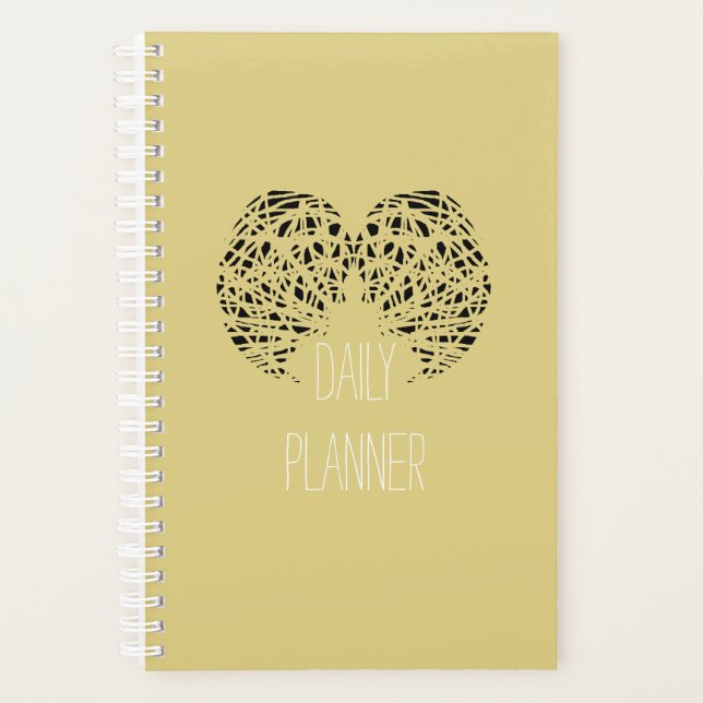 Daily Planner with a Meditation Theme - HAMbWG (Front)