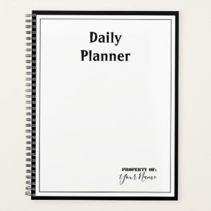 Daily Planner with ANY colour Cover - HAMbWG