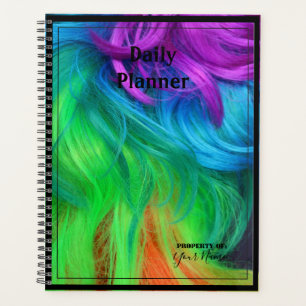 Daily Planner with Coloured Hair Cover - HAMbWG