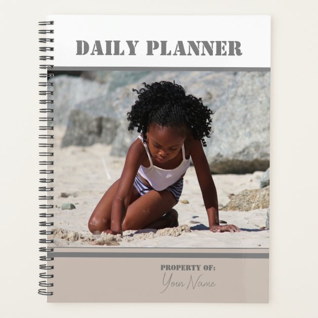 Daily Planner with Photos  - HAMbWG (Front)