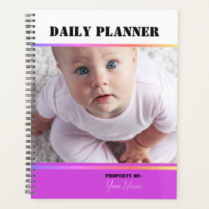 Daily Planner with Photos - Violet - HAMbWG