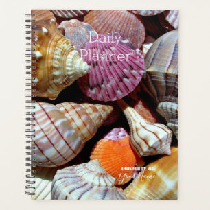 Daily Planner with Sea Shells Theme - HAMbWG