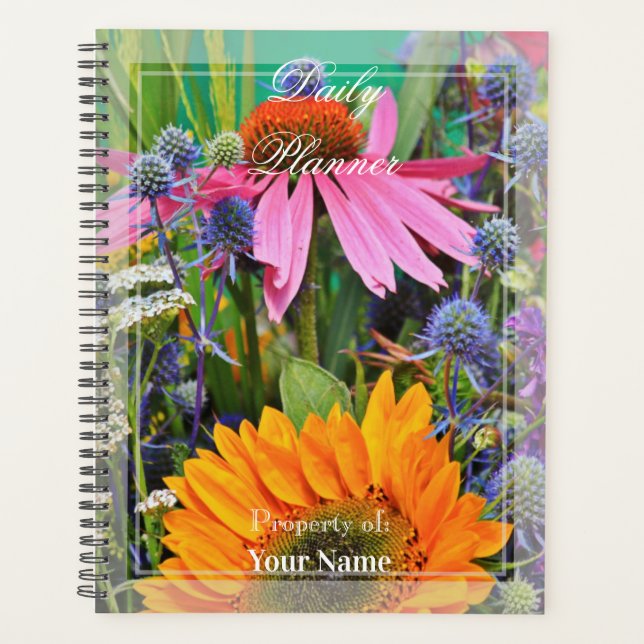 Daily Planner with Wildflowers - HAMbWG (Front)