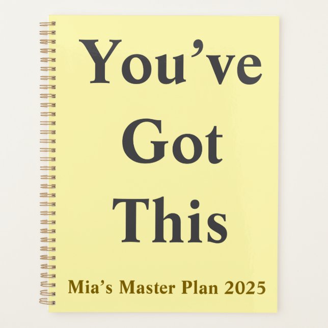 Daily Planner - You've Got This Inspiration  (Front)