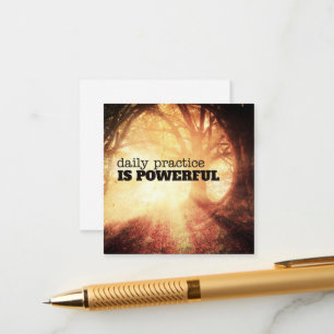 Daily Practice Enclosure Card