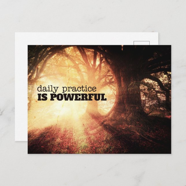 Daily Practice Holiday Postcard (Front/Back)