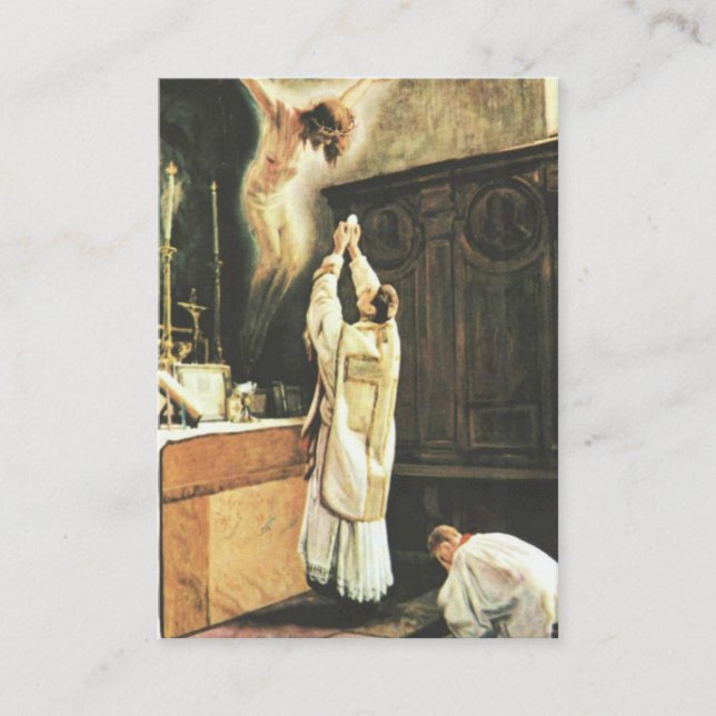Daily Prayer for Priests by St. Therese Holy Card (Front)