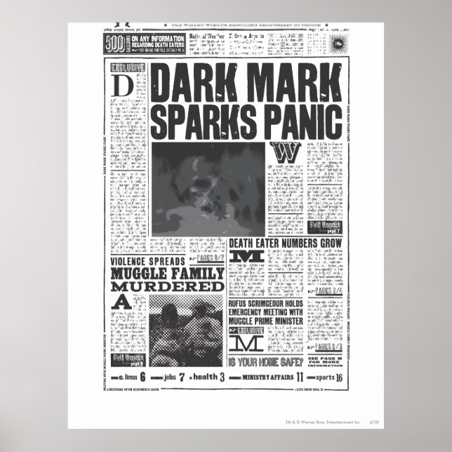 Daily Prophet Front Page Poster (Front)