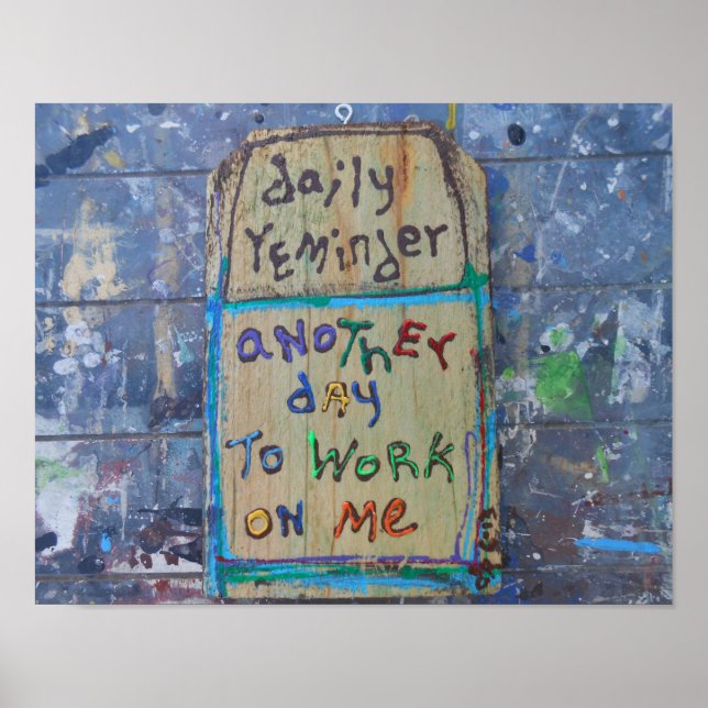 daily reminder poster (Front)