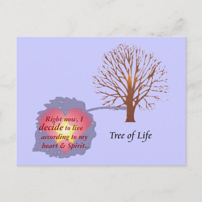 Daily Reminder - Tree of Life Postcard (Front)