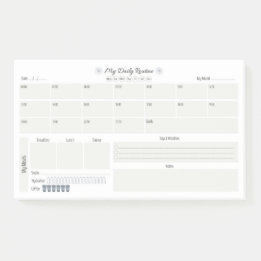 Daily Routine Planner Post-it Notes