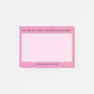 Daily Self Improvement Post It Notes