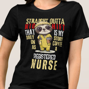 Daily Story Night Shift Infection Control Nurse  Tri-Blend Shirt