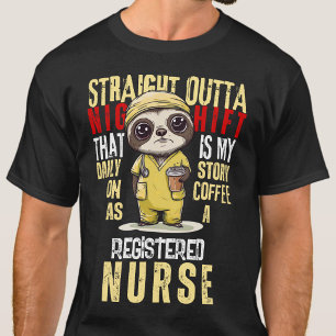 Daily Story Night Shift Licensed Vocational Nurse T-Shirt