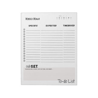 Daily To-Do List – Customisable Tear-Off Notepad