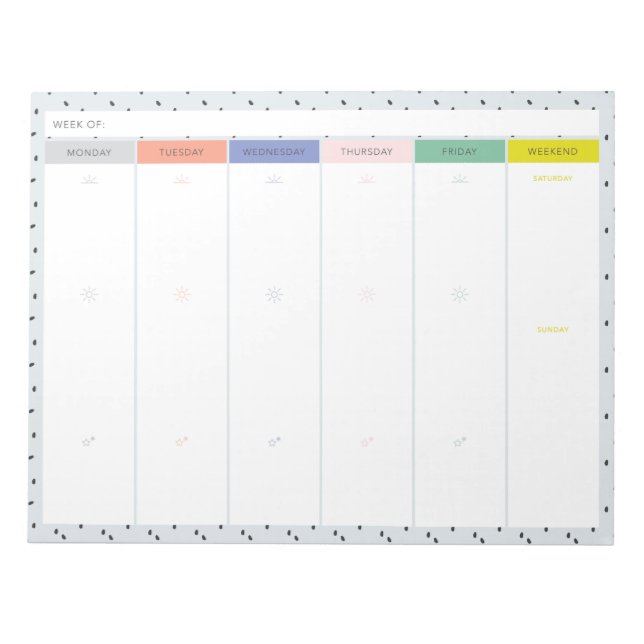 Daily To-Do list notepad (Front)