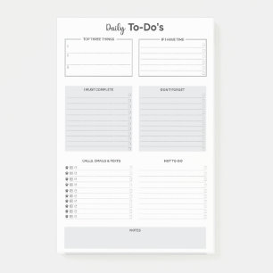 Daily - To - Do List Post-it Notes