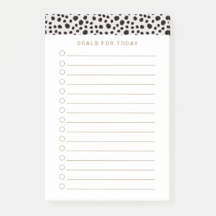 Daily to do list, Priorities list Animal Print Post-it Notes