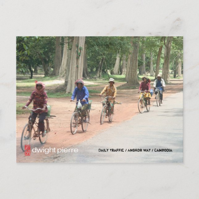 Daily Traffic * Angkor Wat - Cambodia... Postcard (Front)