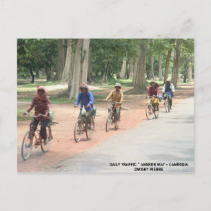 Daily Traffic * Angkor Wat - Cambodia... Postcard