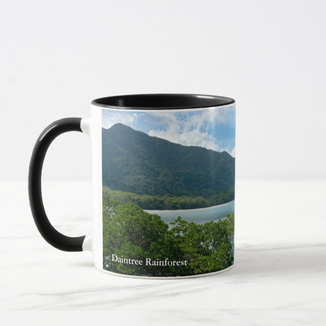 Daintree Rainforest at Cape Tribulation Mug (Left)