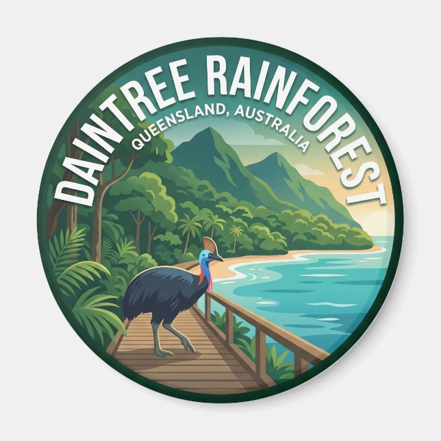 Daintree Rainforest Australia Magnet (Front)