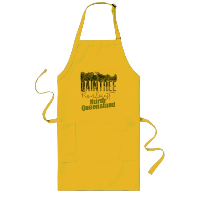 Daintree Rainforest Long Apron (Front)