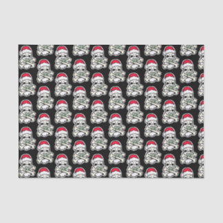 Dainty Christmas Skulls tissue paper