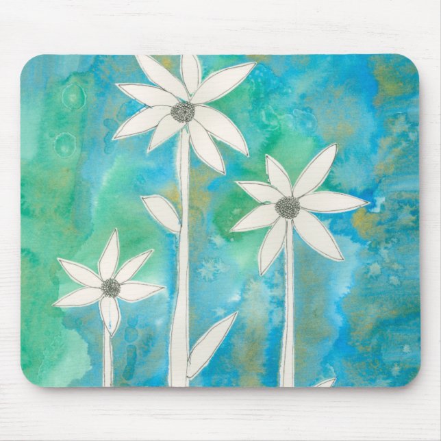 Dainty Daisies I Mouse Pad (Front)