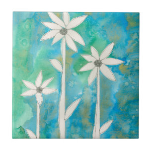 Dainty Daisies I Tile