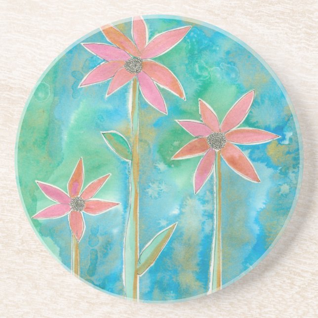 Dainty Daisies III Coaster (Front)