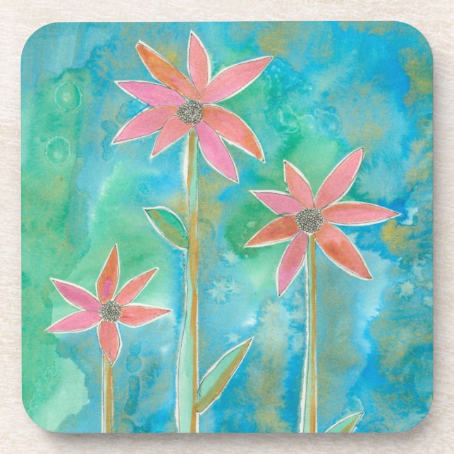 Dainty Daisies III Coaster (Front)