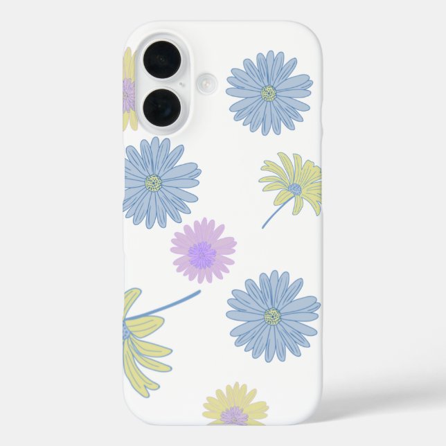 Dainty Daisies iPhone 16 Case (Back)