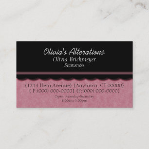 Dainty Diva Business Card, Blush Pink Card