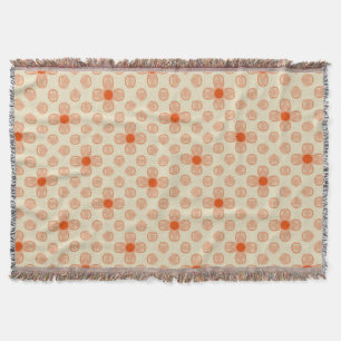 Dainty Dot Florals Apron Throw Blanket