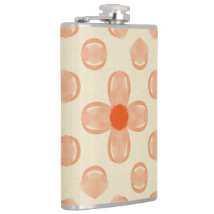 Dainty Dot Florals Hip Flask